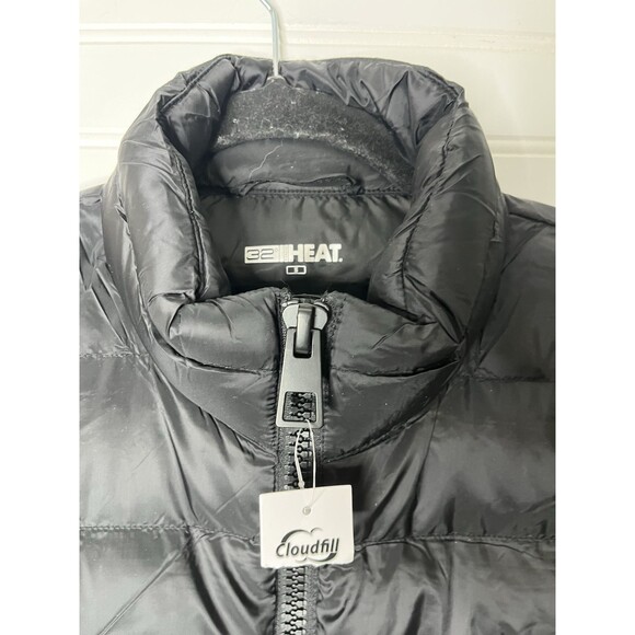 32 Degrees Heat Women's  SMALL Jacket Zipper Cloudfill Insulation Black  NWT - Picture 6 of 13